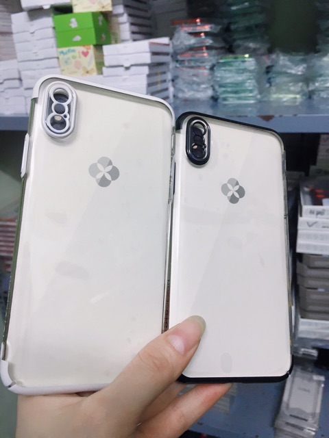 CHÍNH HÃNG TOTU , SALE ỐP TOTU LƯNG CỨNG TRONG VIỀN MÀU IPHONE X / XS