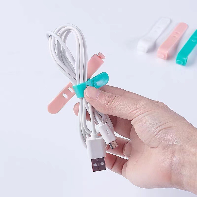 Set 4 dây silicone buộc tai nghe chống thất lạc