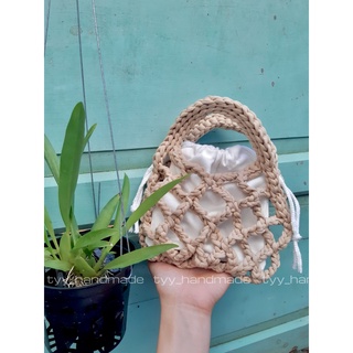 Summer net bag - túi lưới rút dây handmade, túi xách, túi xách len