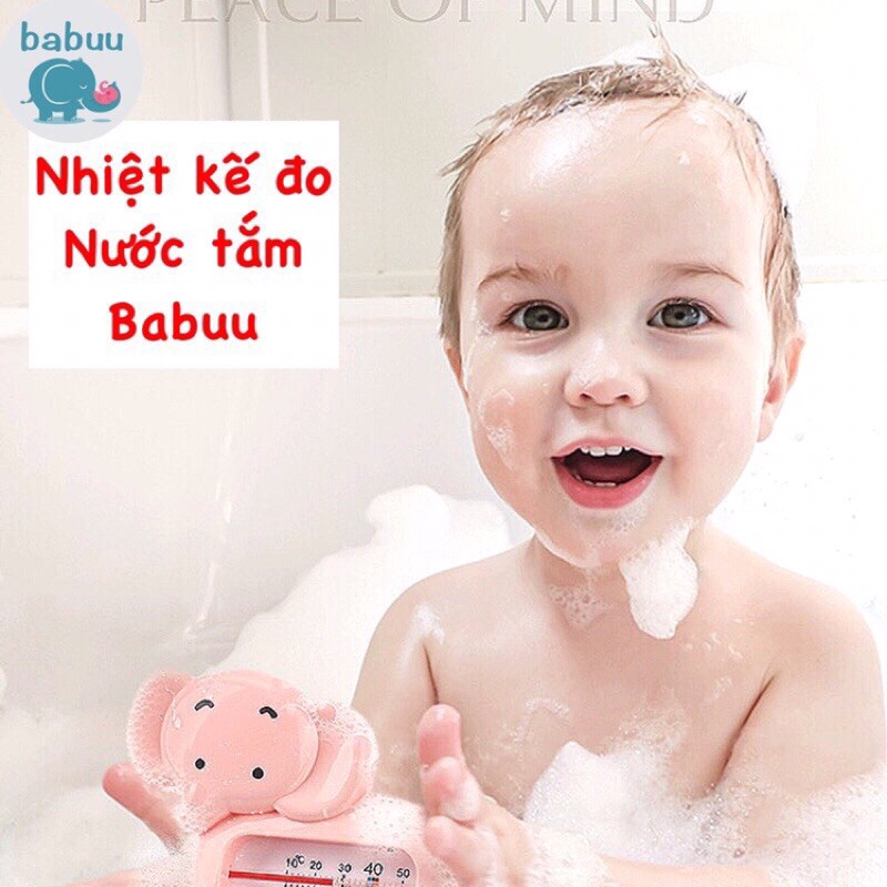 Nhiệt kế voi đo nước tắm Babuu