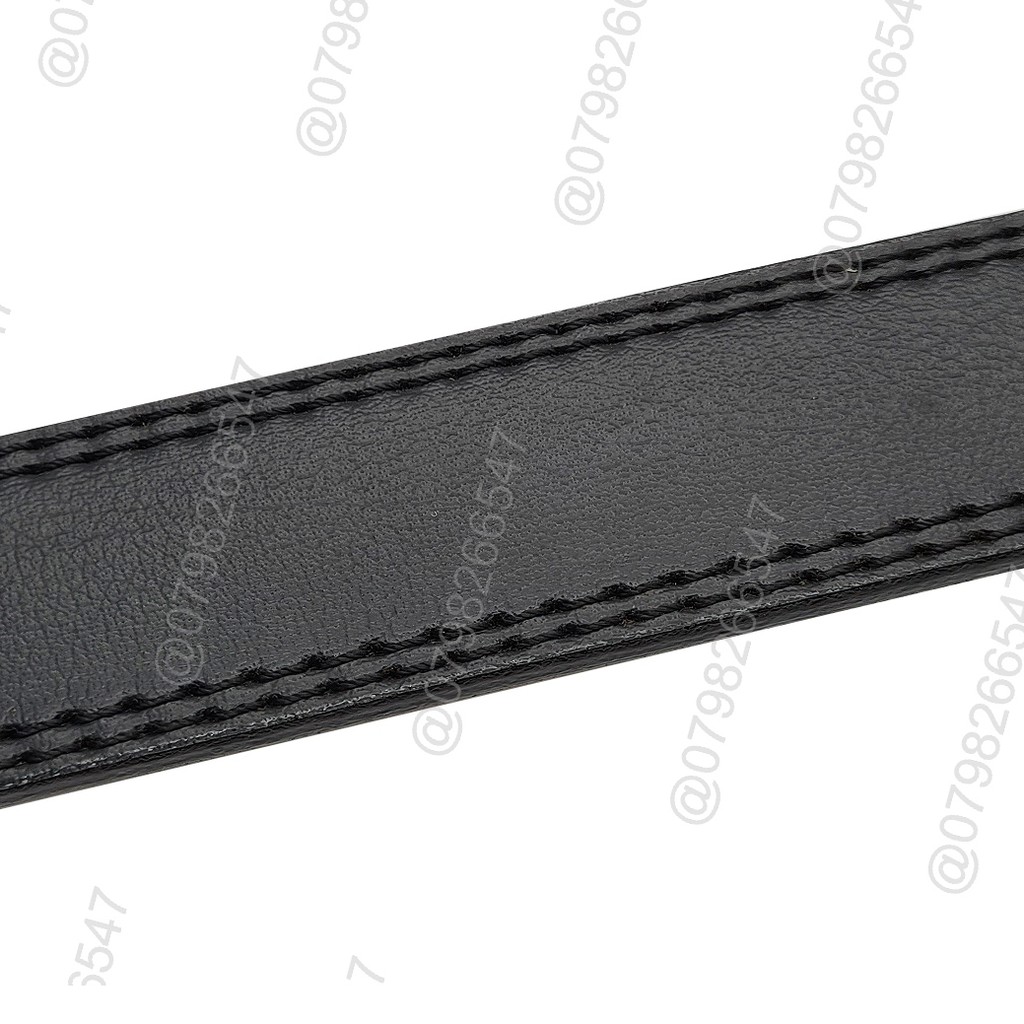 Dây lưng nam cao cấp giả da DHM-083 | Đầu khoá kim đồng kiểu vuông | Bảo hành 12 tháng