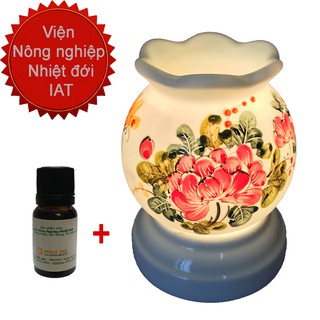 Combo đèn xông tinh dầu MNB, tinh dầu Song An Eco 10ml