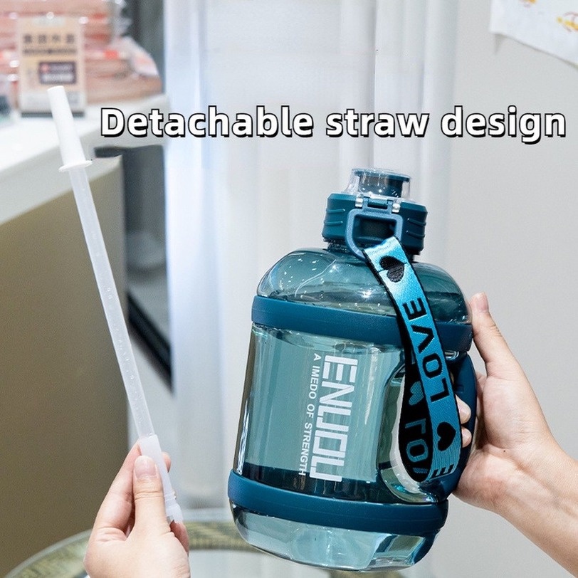 Bình đựng nước thể thao dung tích lớn 2l chống rơi tiện dụng dành cho nam và nữ Bình Nước Thể Thao Dung Tích Lớn nước có tay cầm Gallon Không BPA Chống Rò Rỉ Tiện Lợi