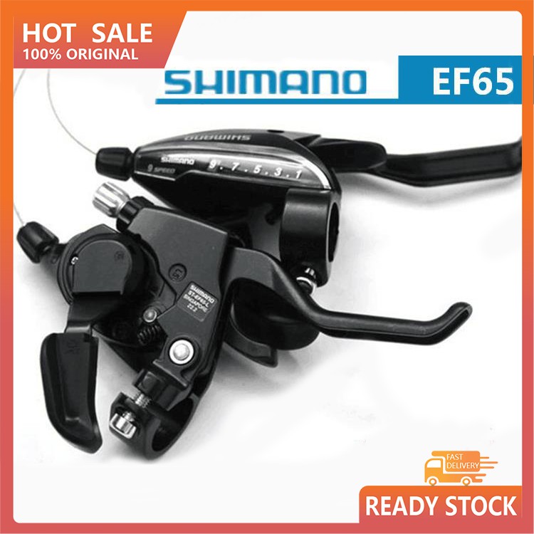 Tay Phanh Trái / Phải Shimano EF65 Bằng Hợp Kim Nhôm Kích Hoạt Tốc Độ 3 / 7 / 8 / 9 Cho Xe Đạp Leo Núi