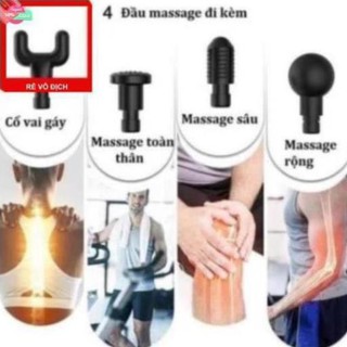 MÁY MASSAGE GUN KH-320 ( 4 ĐẦU )