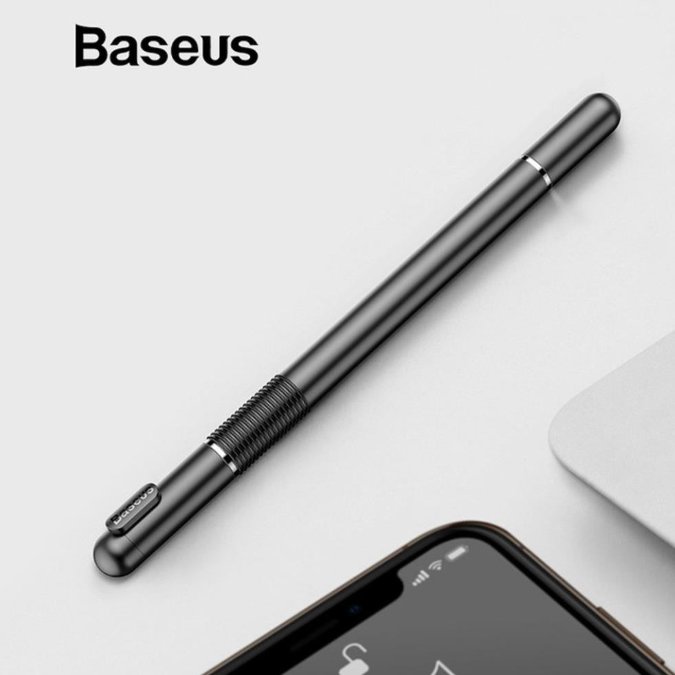 Bút cảm ứng 2 đầu 2 in 1 Baseus cho điện thoại mày tính bảng iPhone iPad Samsung window PC - Hàng chính hãng