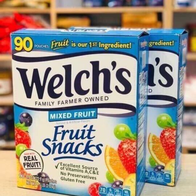🇺🇸 [ 10 GÓI] KẸO DẺO TRÁI CÂY WELCH'S MỸ ‼