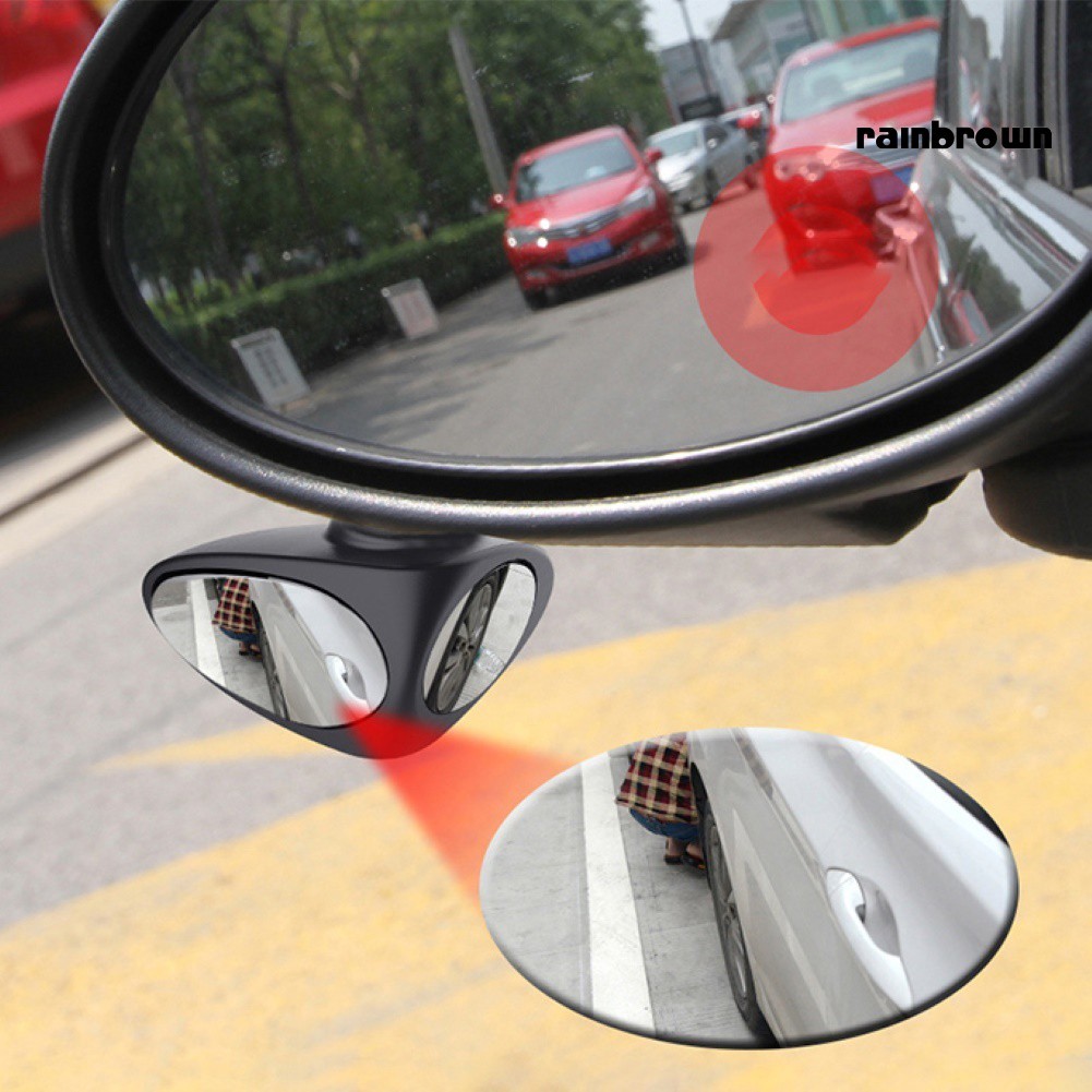 Gương chiếu hậu góc rộng xoay 360 độ hỗ trợ nhìn điểm mù tiện lợi