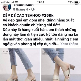 Dép đế cao