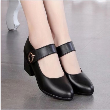 Giày Búp Bê Mary Jane Da Mềm Mũi Tròn Thời Trang Xuân Thu 2022 3.5cm Cho Nữ