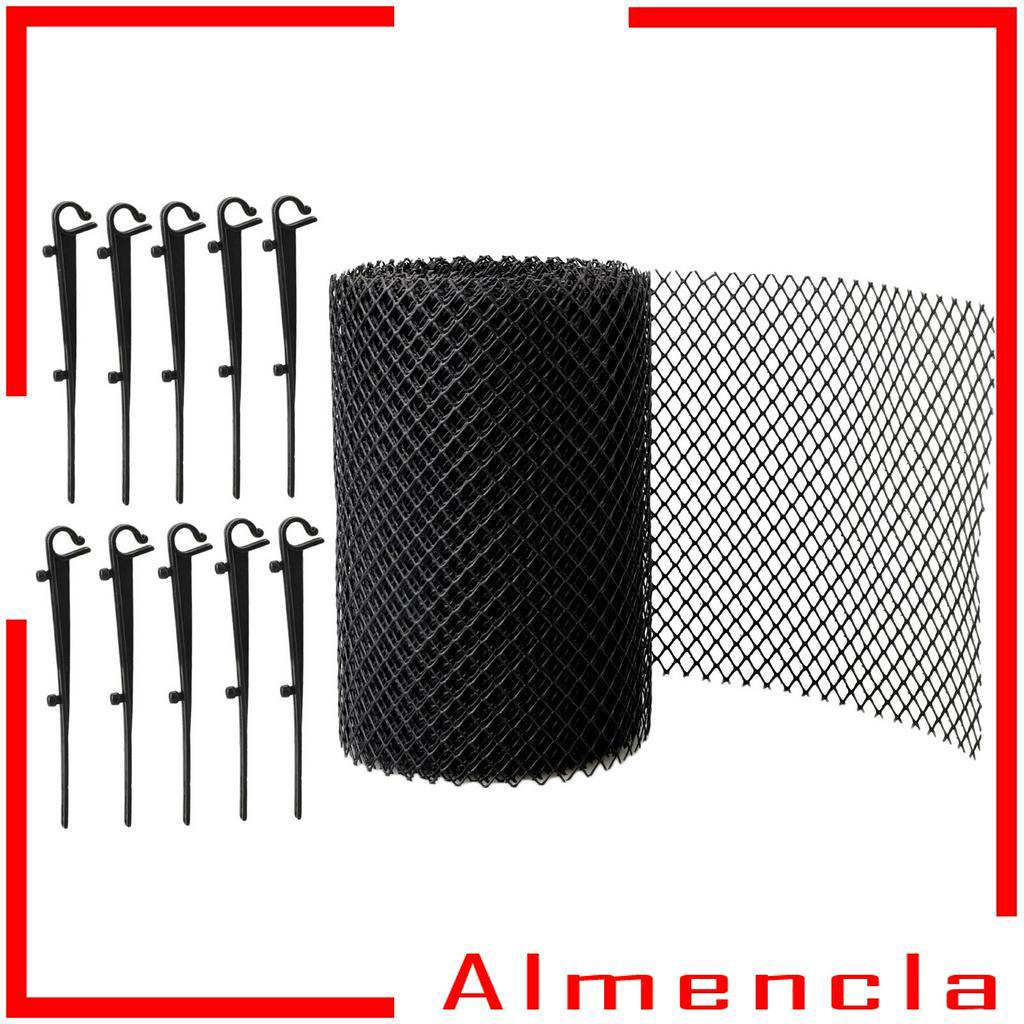 Lưới bảo vệ máng xối ngăn cặn rêu màu đen