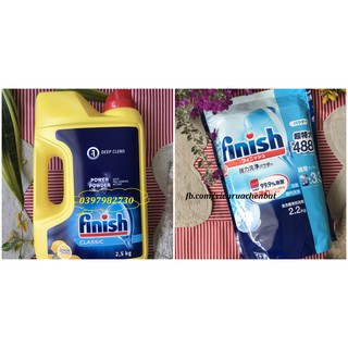 Bột rửa chén bát Finish, (Dùng cho máy rửa chén bát)
