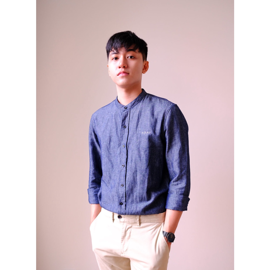 Áo sơ mi nam Wabi Sabi - vải linen cao cấp - chính hãng Hayho Concept