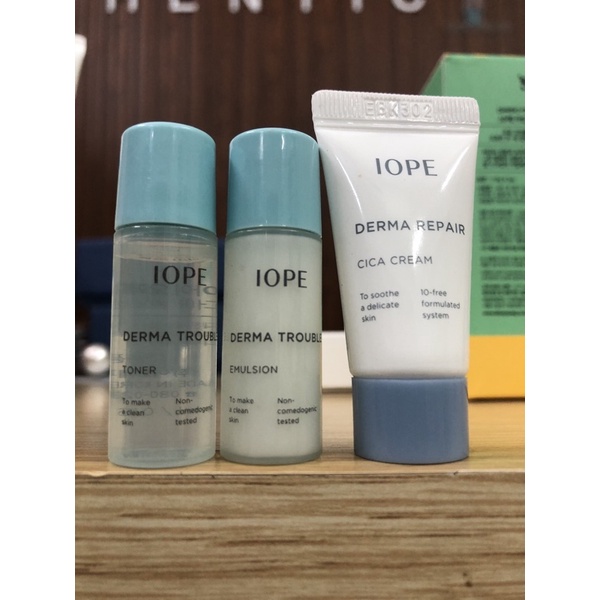 SET DƯỠNG DÀNH CHO DA DẦU MỤN IOPE MINI 5ml