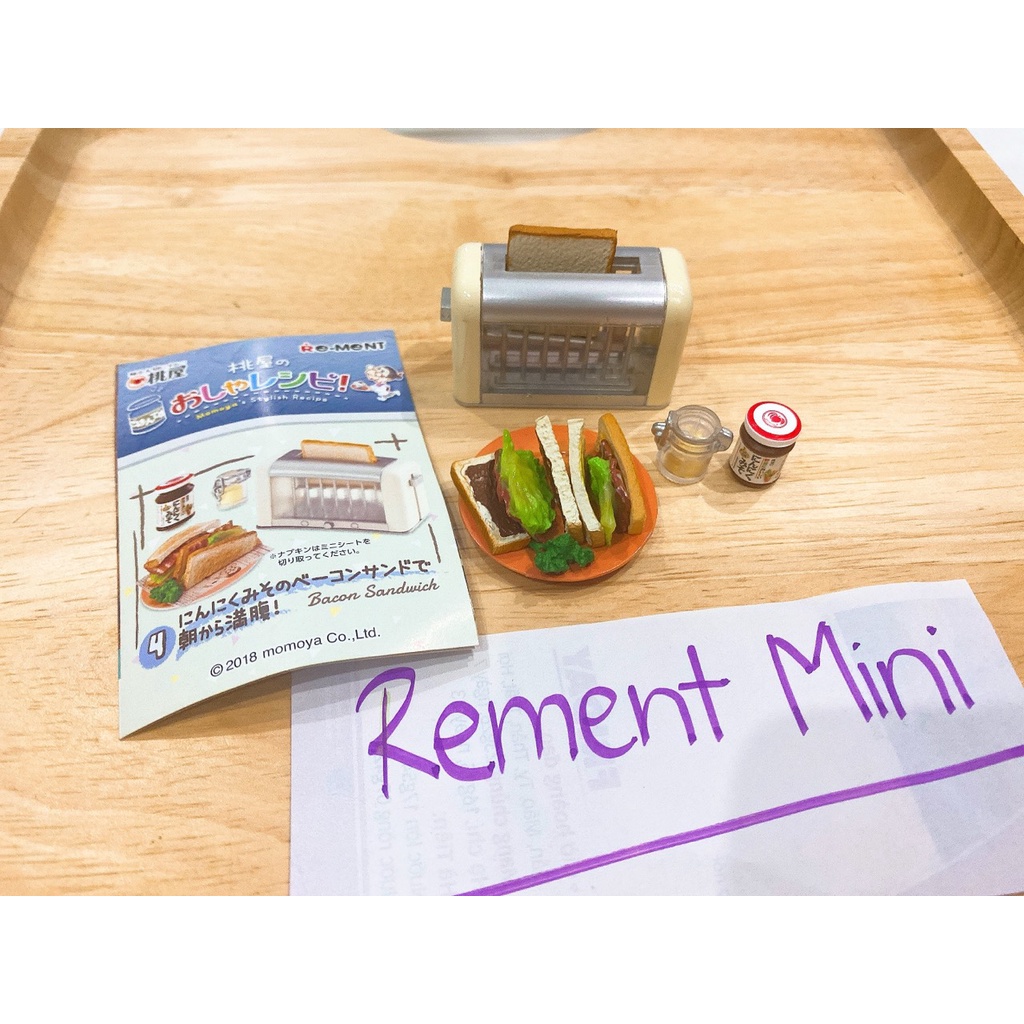 Rement set sandwich full Momoya stylish đồ chơi