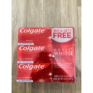 KEM ĐÁNH SIÊU TRẮNG RĂNG COLGATE OPTIC WHITE MỸ Set 3 cây