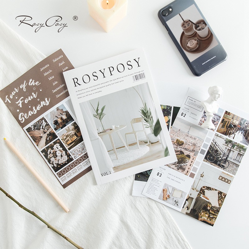 Quyển sticker Rosy Posy 20 trang