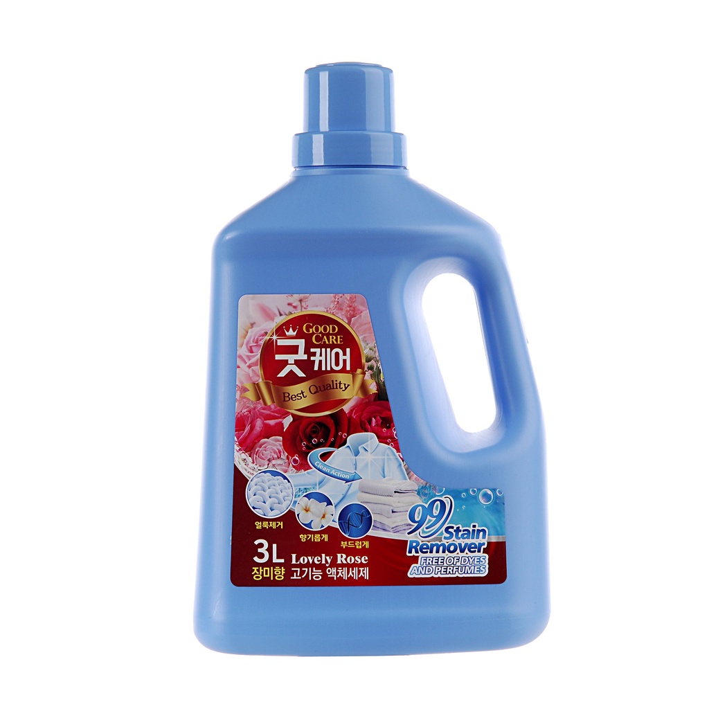 Nước giặt Good Care 3L (Hương hoa hồng, Lavender, Ngàn hoa)