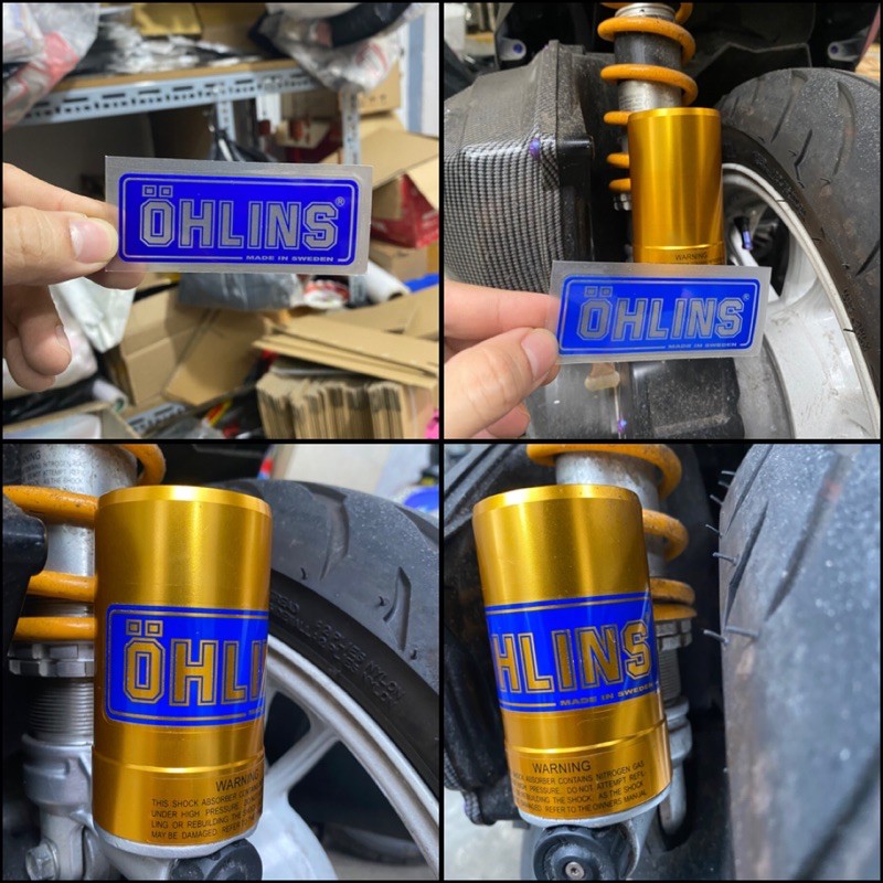 Tem Ohlins Thuỵ Điển Dán Bình Dầu