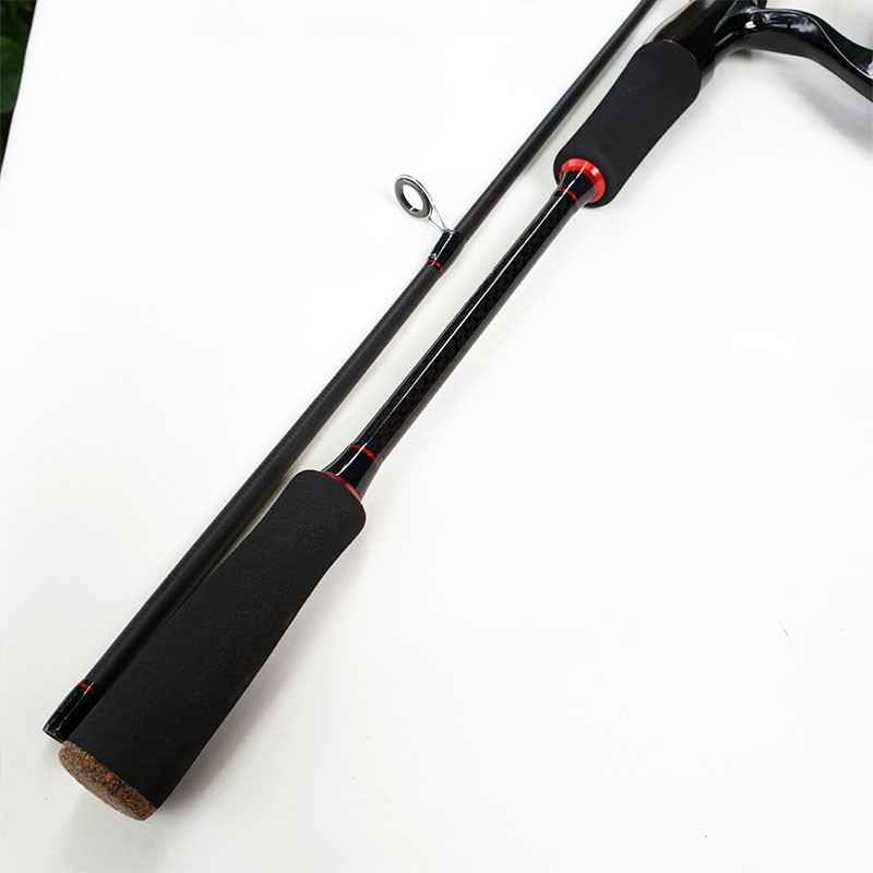 Bộ cần câu cá lure máy đứng Roolfish đầy đủ size + Máy kim loại + dây câu lure + hộp mồi lure B-lu-D01 - cần lure máy đứ