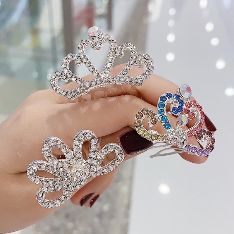 Kẹp Tóc Hình Vương Miện Công Chúa Dễ Thương Cho Bé Gái