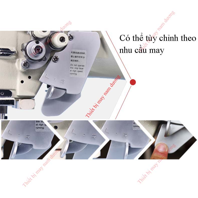 Máy may 2 kim di động điện tử JUKI &gt; máy may công nghiệp