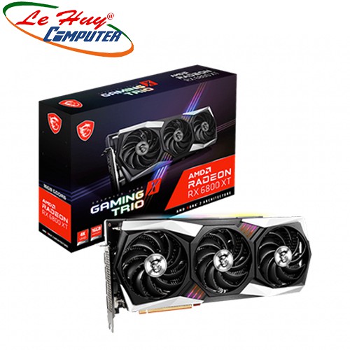 Card màn hình - VGA MSI Radeon RX 6800 XT GAMING X TRIO 16G