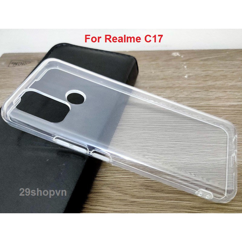 Ốp Realme C17 dẻo trong suốt (Loại đẹp)