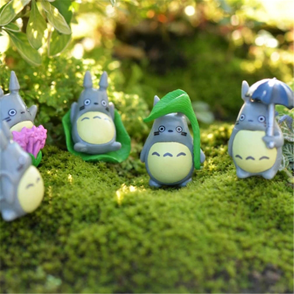 Set 10 Mô Hình Nhân Vật Totoro 1-3cm Trang Trí