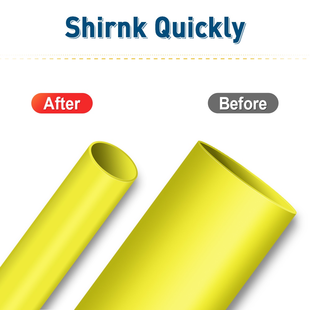 Băng Keo Co Nhiệt HSe-631 hse631 hse621 hse611 Hpe641 Hpe651 Đen Vàng 5.8mm 8.8mm 11.7mm Cho Máy In Nhãn Brother PTP750WVP