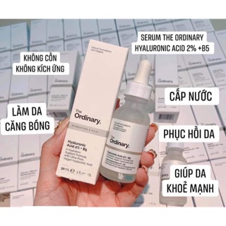 SERUM CẤP NƯỚC THE ORDINARY HA 2%+B5