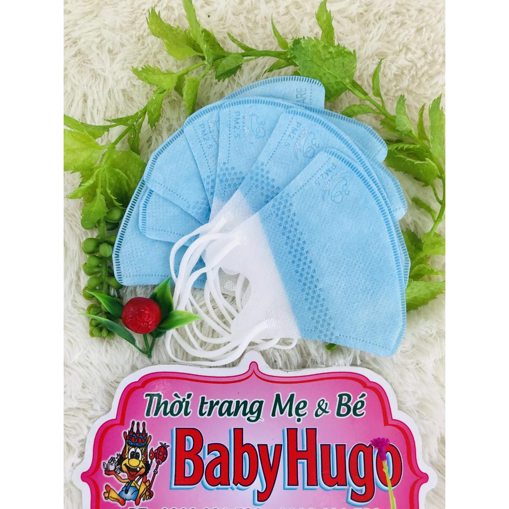 Khẩu trang trẻ em Merigo - 8 cái/gói Màu Xanh or Hồng
