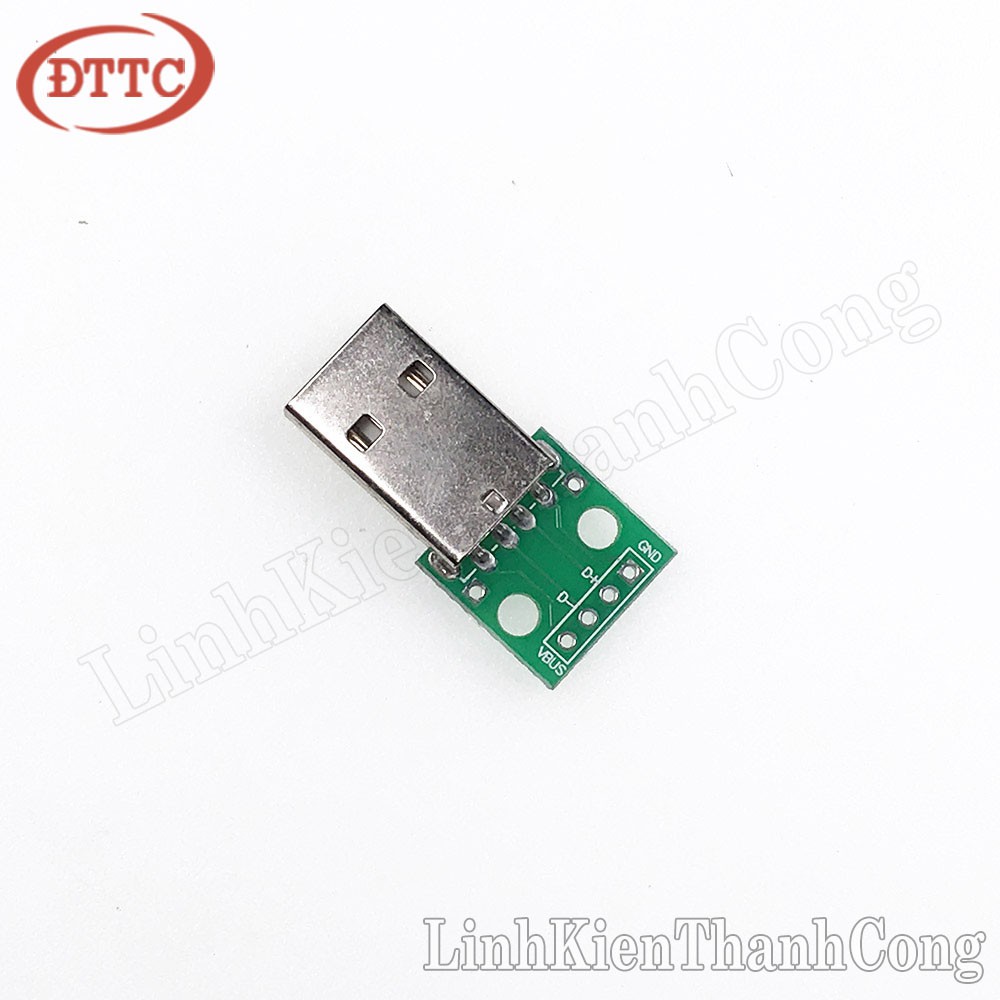 Module USB chuyển đổi USB 2.0 (loại đực) sang DIP 4P 2.54