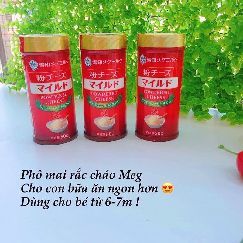 Phô mai rắc cháo Meg Nhật Bản 50g