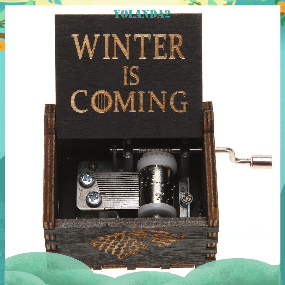 Hộp Nhạc Bằng Gỗ Vận Hành Thủ Công