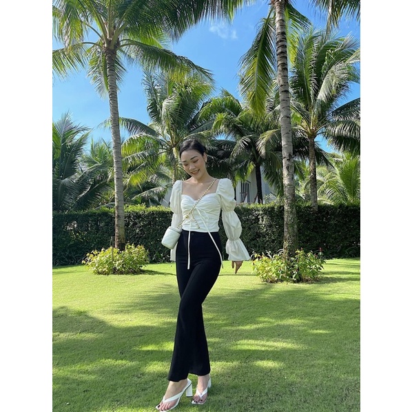Quần nữ ống loe G31 hàng thiết kế đủ size dễ phối hợp với các loại áo thời trang - GEM Fashion