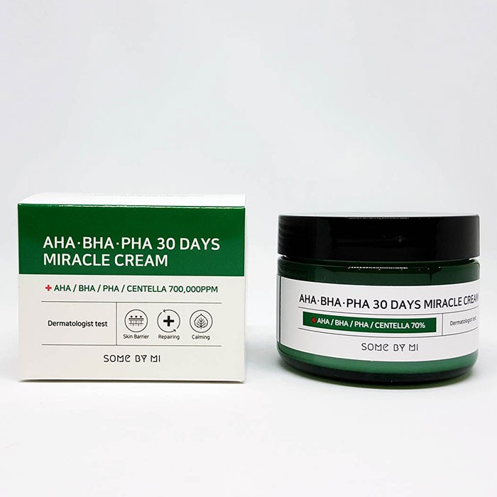 Kem dưỡng ẩm ngừa mụn Some By Mi AHA-BHA-PHA 30 Days Miracle Cram 60ml Auth Hàn Quốc