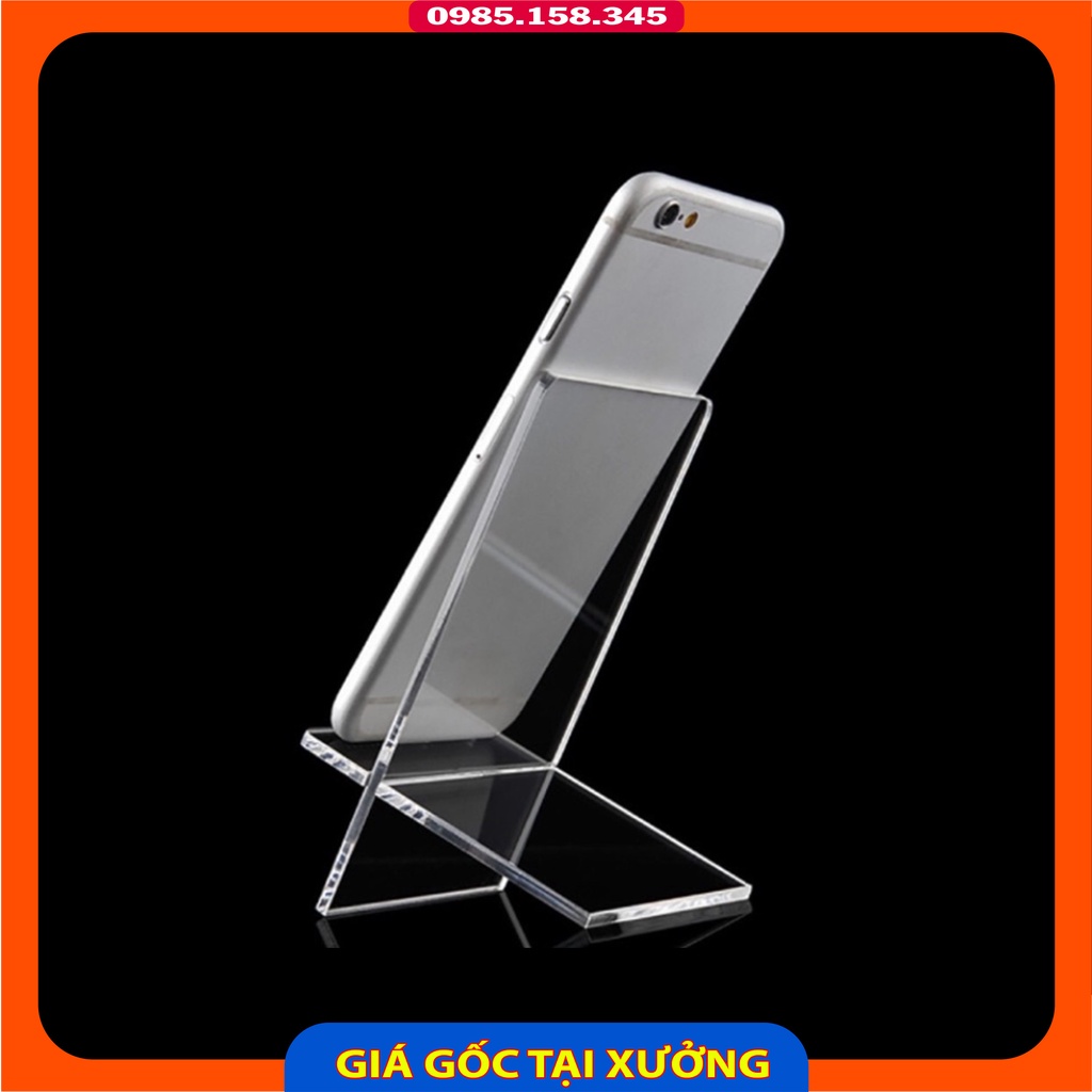 Đế mica trưng bày điện thoại/giá đỡ/kệ mica để sản phẩm ,điện thoại, máy tính bảng mẫu HK2
