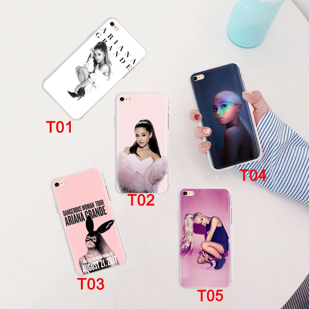 Ốp Điện Thoại Mềm Hình Ariana Grande 3G Cho iPhone XS 12 13 Pro Max X Mini