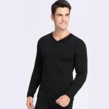 Bộ quần áo giữ nhiệt nam ôm sát cơ thể ấm áp, chất nỉ bông co dãn 4 chiều bo chân tay | BigBuy360 - bigbuy360.vn