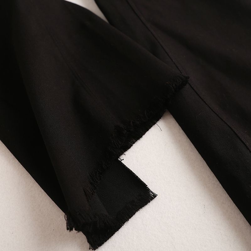 {Siêu phẩm} Quần jeans ống loe rách gấu xuất Âu siêu tôn dáng (có sẵn)