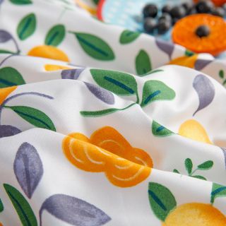 Bộ Chăn Ga Gối Hoa Cà Rốt Cotton Poly