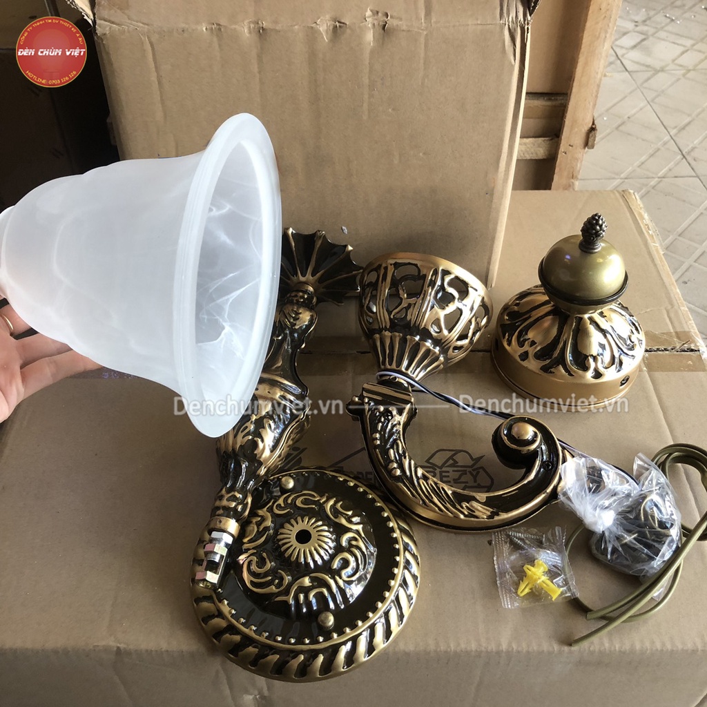 Đèn chùm 3 bóng - 5 bóng, đèn chùm phòng khách, Bàn Ăn, Phòng Ngủ, Mái Vòm
