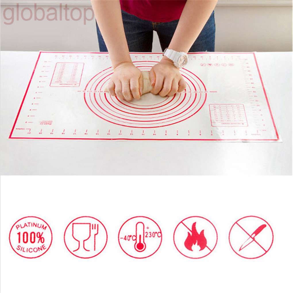 Thảm Nhào Bột Làm Bánh Bằng Silicone Không Dính Diy