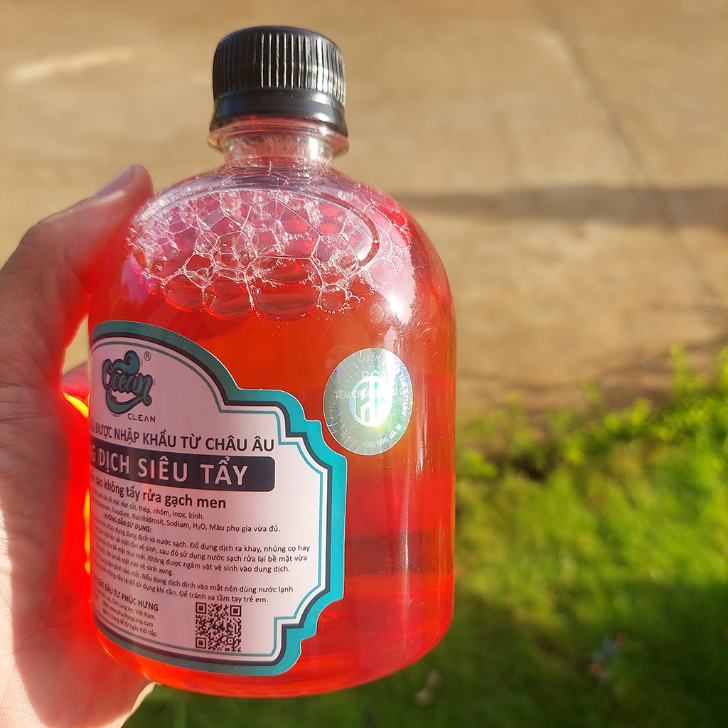 NƯỚC RỬA XE KHÔNG CHẠM TẨY LỐC MÁY OCEAN 500ML