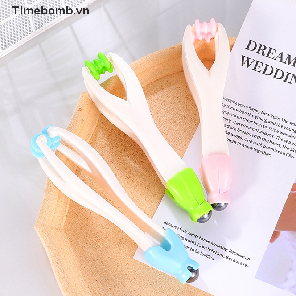 (Hàng Mới Về) Dụng Cụ Mát Xa Ngón Tay 2 Đầu Tiện Lợi