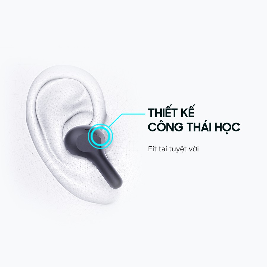 [Mã ELMALL300K giảm 5% đơn 500K] Tai Nghe TWS AUKEY EP-T25, BT 5.0, Pin Tới 25H, Cảm Ứng, Chống Nước IPX5, Độc Lập 2 Tai