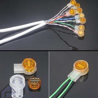Combo 200 hạt rệp con bọ nối dây mạng RJ45 hoặc dây điện thoại K2 , không lo bị nhiễu tín hiệu và điểm nối rỉ sét