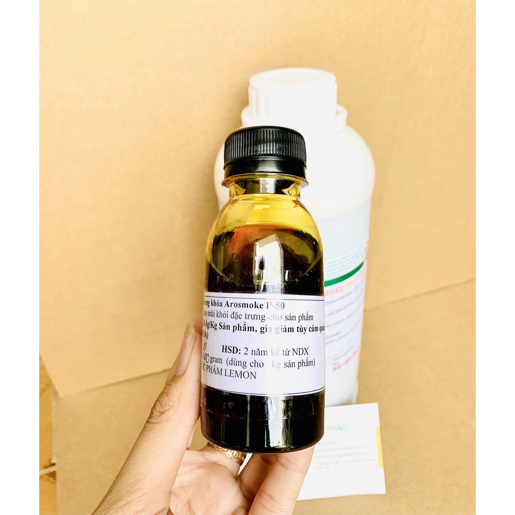 Hương khói gỗ sồi AROSMOKE P50 5GL - Chuyên dùng tạo mùi cho xúc xích, Jambon