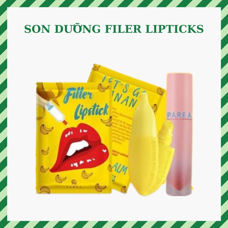 [ Hàng chính hãng ] Son Dưỡng Filler Lipstick, Dưỡng môi Collagen, khử thâm môi chuối.